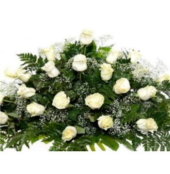Tanesa Funeraria Y Tanatorio Extremeño S.A cojín funerario de flores