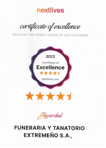 Certificaté of Excellence
